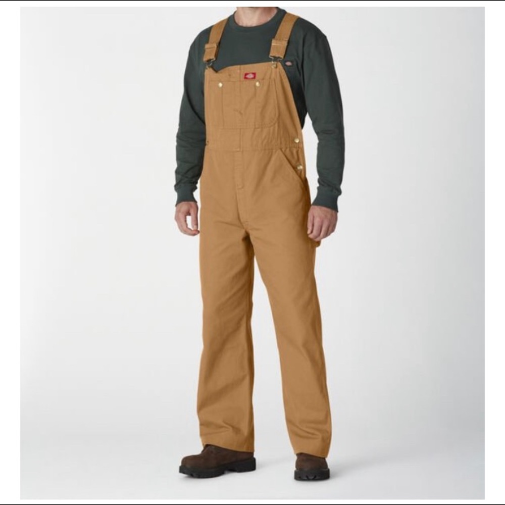 Classic Bib Overalls, Brown Duck 48x30 NWOT